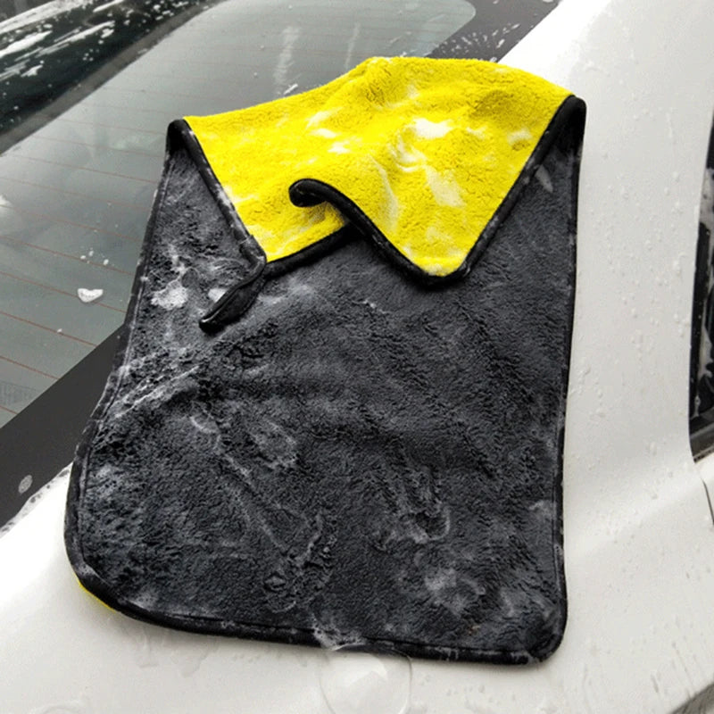 3/5/10 Pcs Extra Soft Car Wash Microfiber Towel Car Cleaning Drying Cloth Car Care Cloth Detailing Car Washtowel Never Scrat